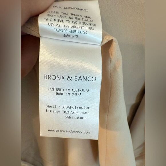 NWOT BRONX AND BANIC Dahlia Fuchsia Multi Maxi Strapless Dress - Picture 14 of 14